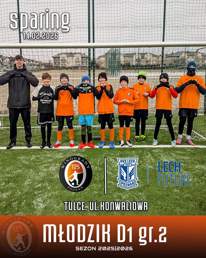 🟧W sobotni poranek (14 lutego) drużyna Młodzika D1 grupa 2 z trenerem Dawidem ro