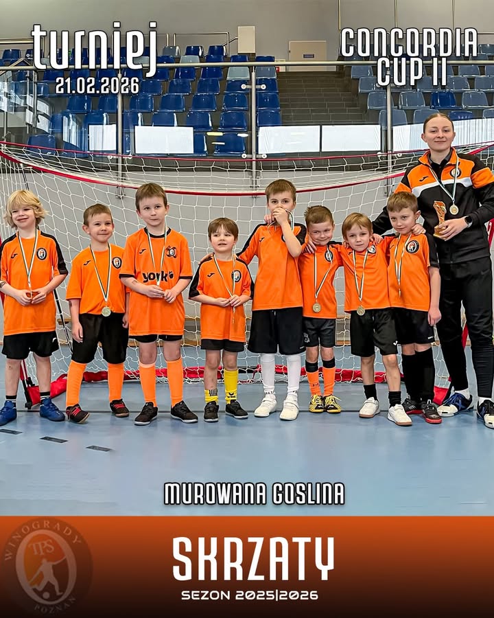 🟧W sobotę 21 lutego nasze skrzaty uczestniczyły w turnieju Concordia Cup II w Mu