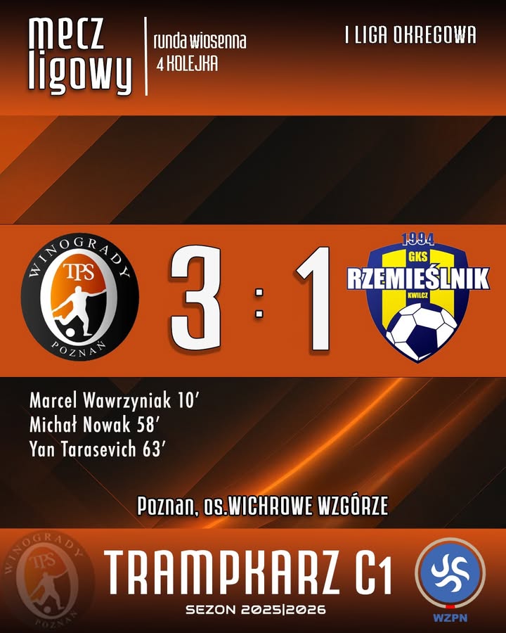 🟧3 pkt zostają u nas🧡🖤 ⬛️Dobry mecz na swoim boisku i kolejna wygrana na koncie 
