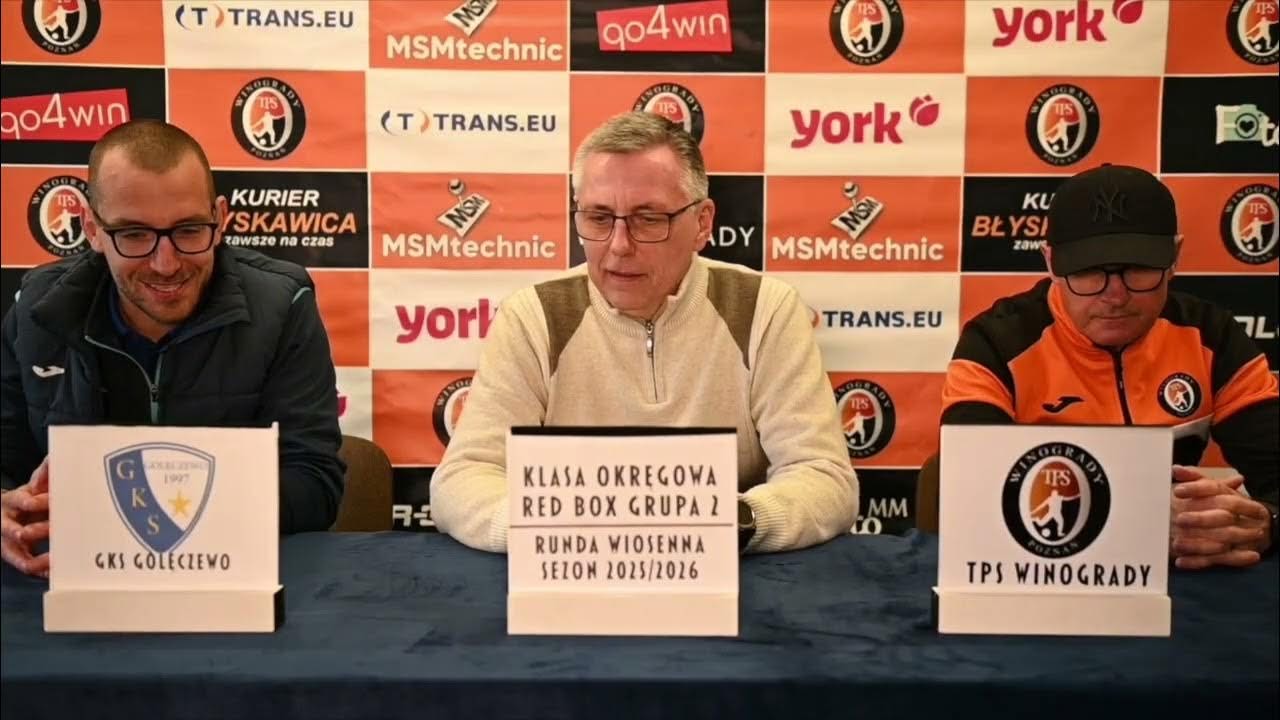 🟧Zapraszamy do obejrzenia pierwszej konferencji pomeczowej w rundzie wiosennej ,