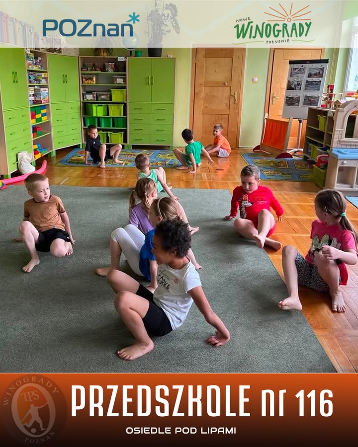 ⚽ Przedszkolaki w ruchu⚽ 🟧Dziś odbyły się pierwsze zajęcia w ramach projektu w P