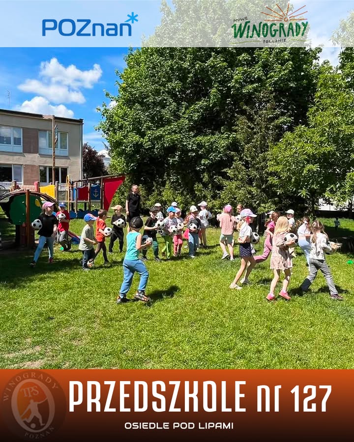 ⚽Przedszkolaki w ruchu⚽ 🟧Wczoraj odbyły się kolejne zajęcia w ramach projektu „P