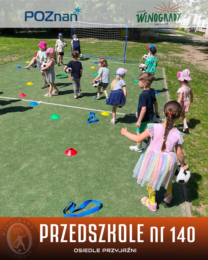 ⚽Przedszkolaki w ruchu⚽ 🟧Krótka fotorelacja z wczorajszych zajęć w ramach projek