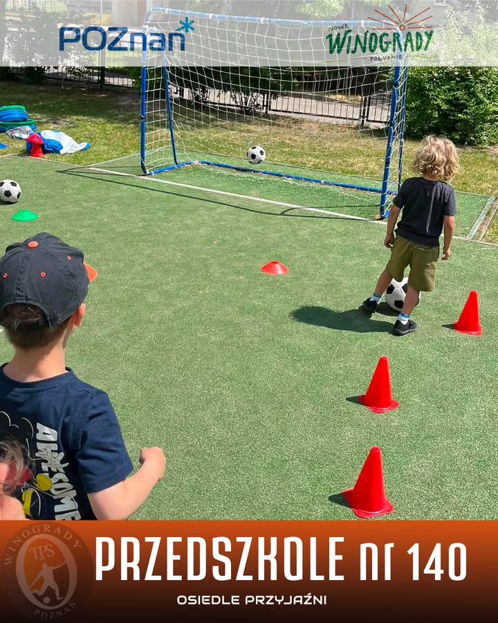 ⚽Przedszkolaki w ruchu⚽ 🟧Wczorajsze zajęcia w Przedszkolu nr 140 na Osiedlu Przy