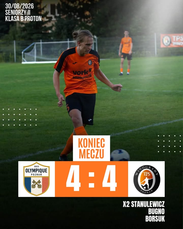 𝑷𝑶𝑫𝑺𝑼𝑴𝑶𝑾𝑨𝑵𝑰𝑬 𝑾𝑬𝑬𝑲𝑬𝑵𝑫𝑼 ⚽️ 🟠 Wczoraj drużyna Trenera Krzysztofa Ratajczaka sięgnęł