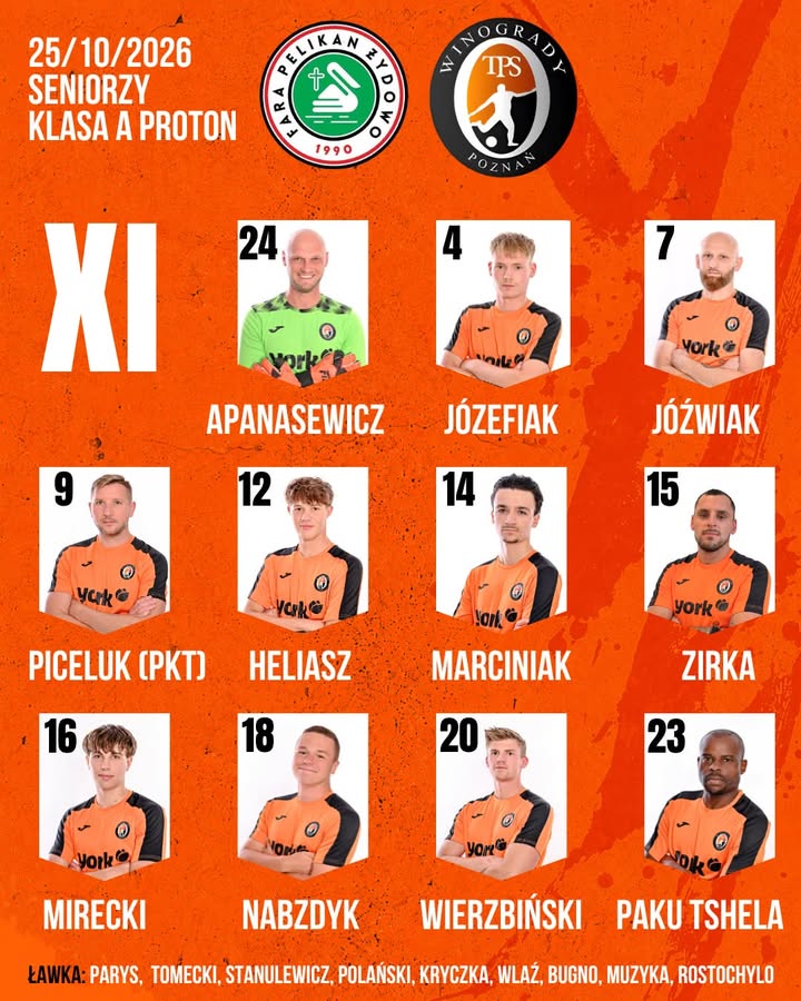 Tak dzisiaj zaczniemy ⚔️ ____ Fara Pelikan Żydowo - TPS Winogrady