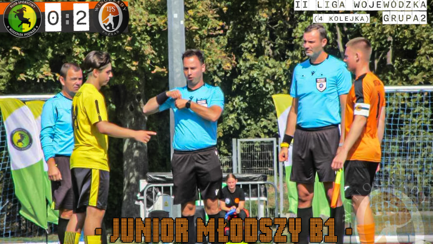 Junior Młodszy B1 | mecz ligowy |  KS Koziołek Poznań vs TPS Winogrady